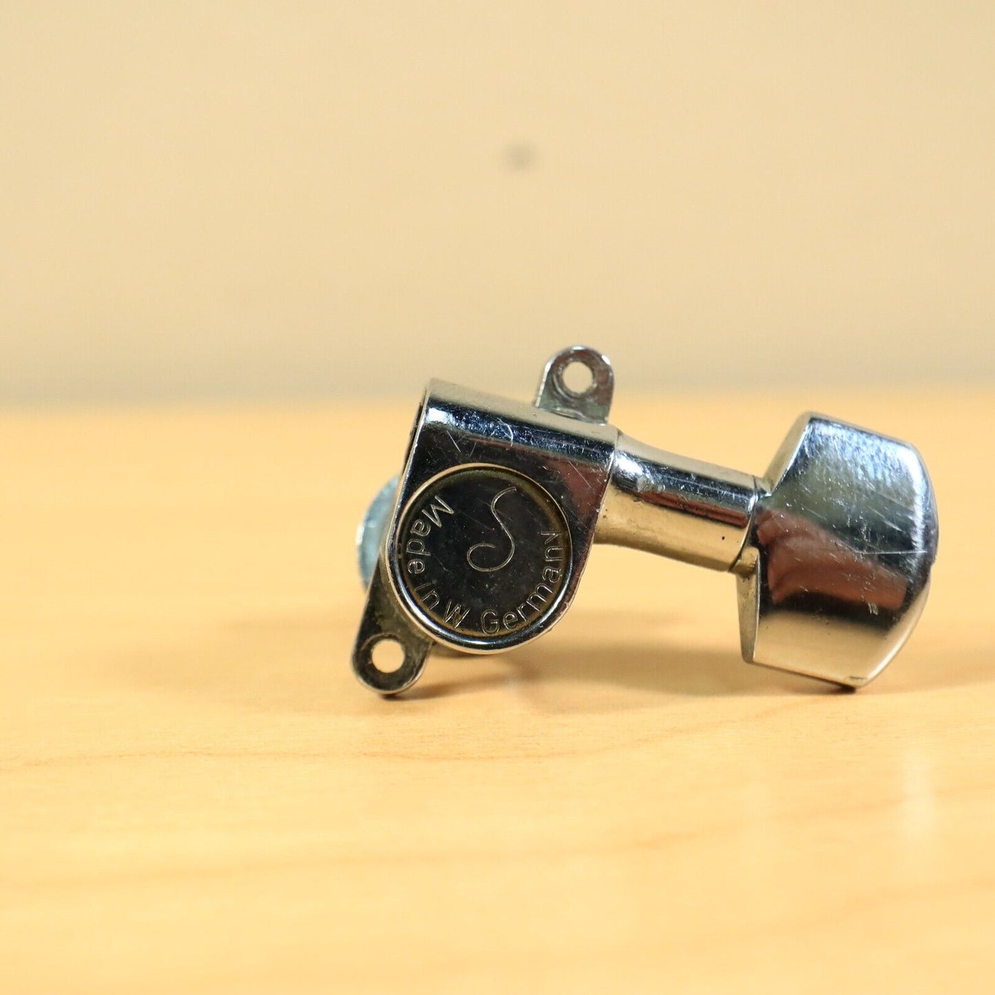 (1) Schaller W. Germany Double Tab Guitar Tuner Tuning Peg Bass Side Mini M6