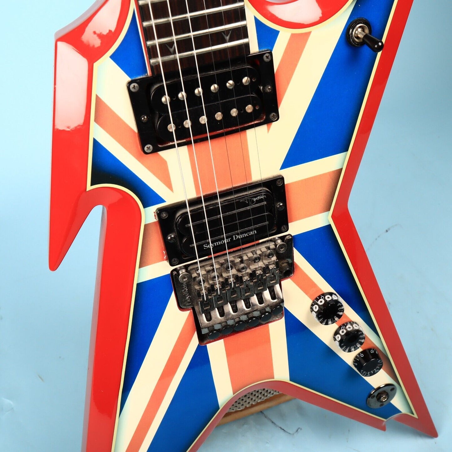Dean Dime Dimebag Darrell Razorback 255 Union Jack England UK Electric Guitar