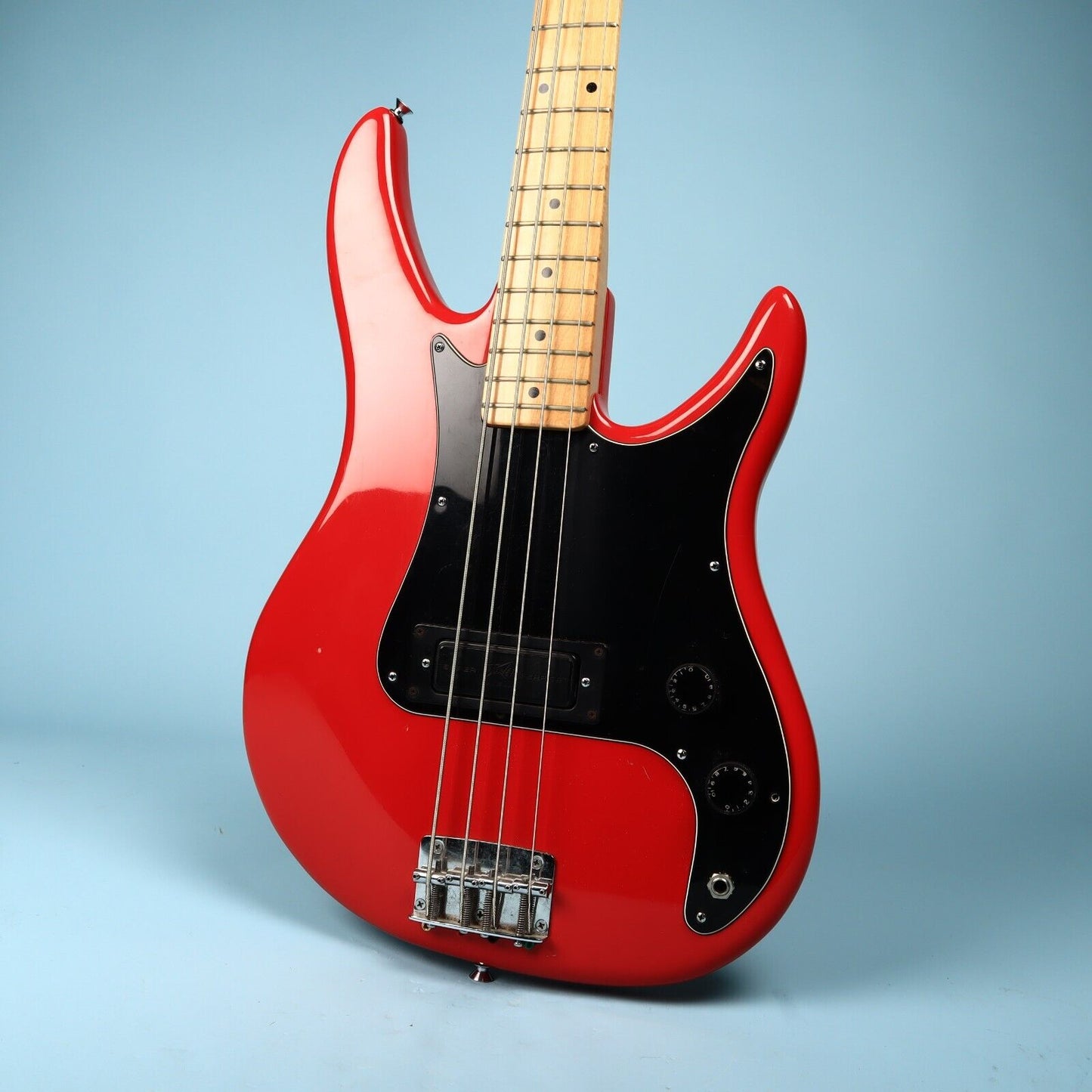 1987 Peavey Patriot Electric Bass Red Guitar USA American