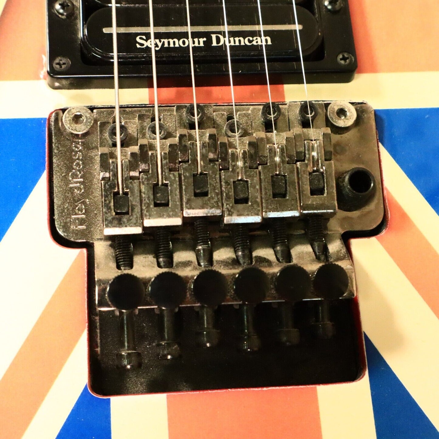 Dean Dime Dimebag Darrell Razorback 255 Union Jack England UK Electric Guitar