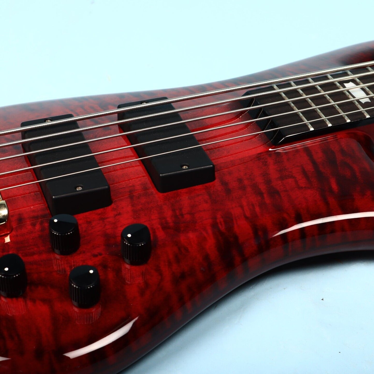 Spector Euro 5 LX 5-String Bass Guitar – Black Cherry Gloss