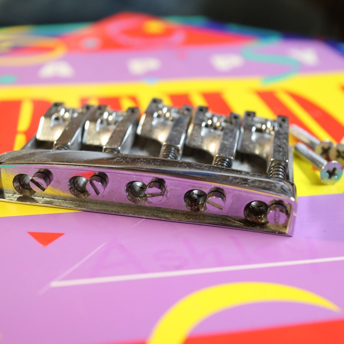Schaller Bass Bridge Chrome – 3D-5 Model – 5-String