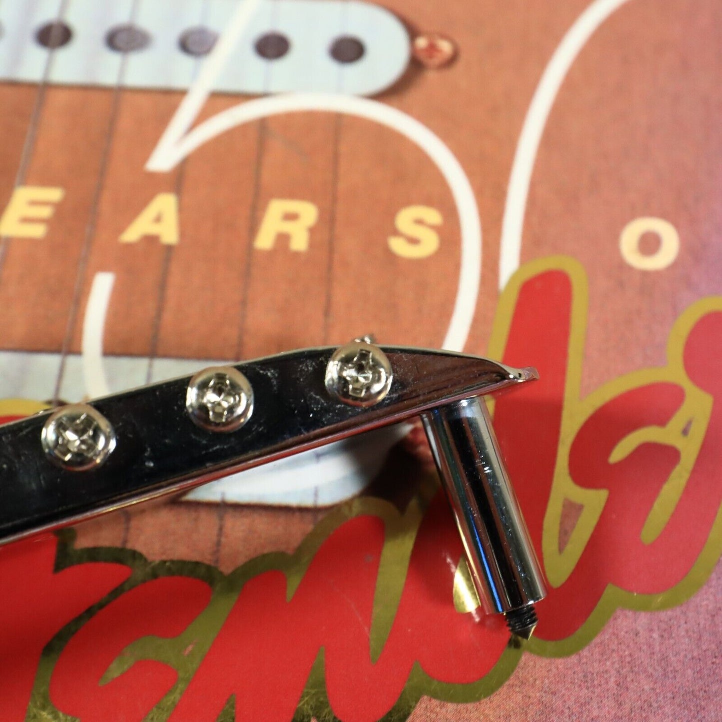 Genuine Fender Jazzmaster Jaguar 60s Bridge Thimbles Chrome Vintage Reissue