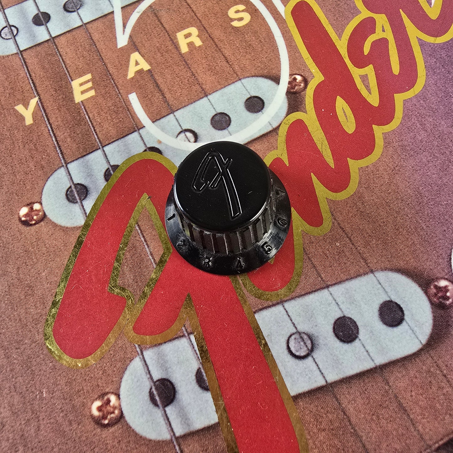 Fender 1986年製 MIJ ブラック Fロゴ コンテンポラリーノブ ジャパン HM 激レア