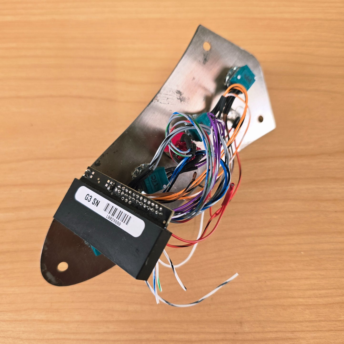 Audere Classic Loaded 3-Band Preamp Engraved Jazz Bass Control Plate