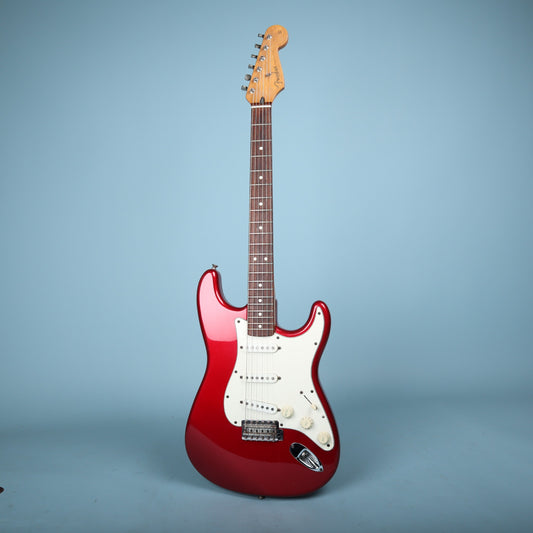 1998 Fender Deluxe Powerhouse Stratocaster Electric Guitar Red