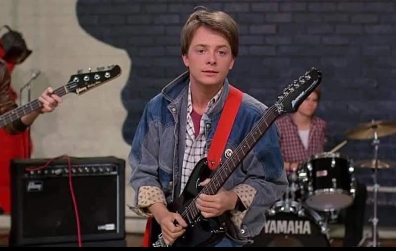 1985 Ibanez Back to The Future RS440 Roadstar Black Electric Guitar