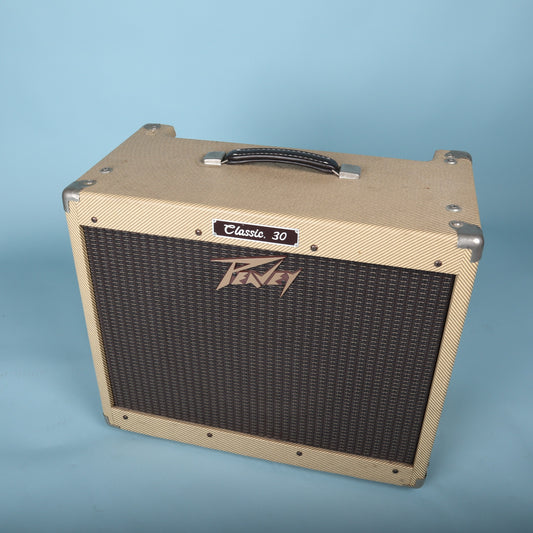 Peavey Classic 30 Tweed 1x12 Blue Marvel Loaded Guitar Amplifier Cabinet Shell