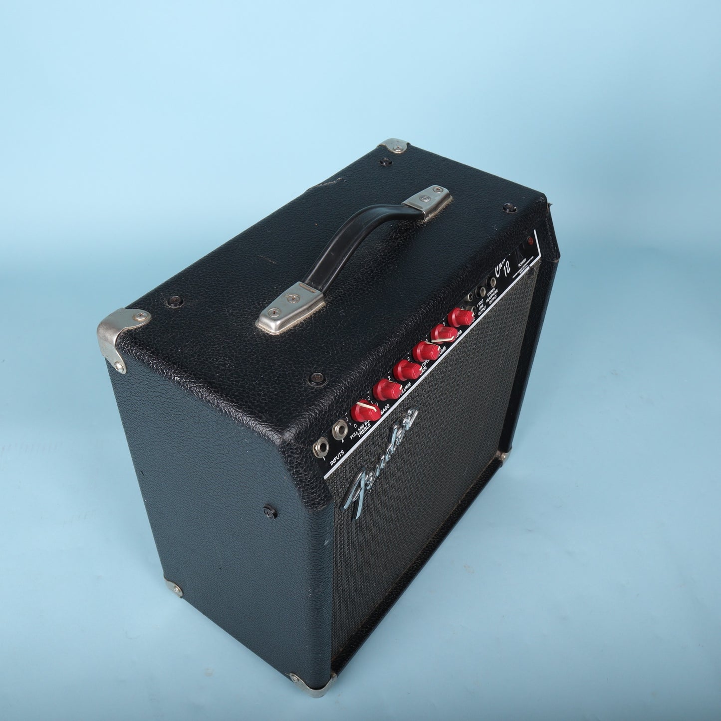1980s Fender Champ 12 Red Knob Tube Guitar Amplifier