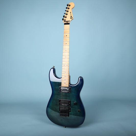 2013 Charvel San Dimas Style 1 HH Blue Burst Made in Mexico Electric Guitar