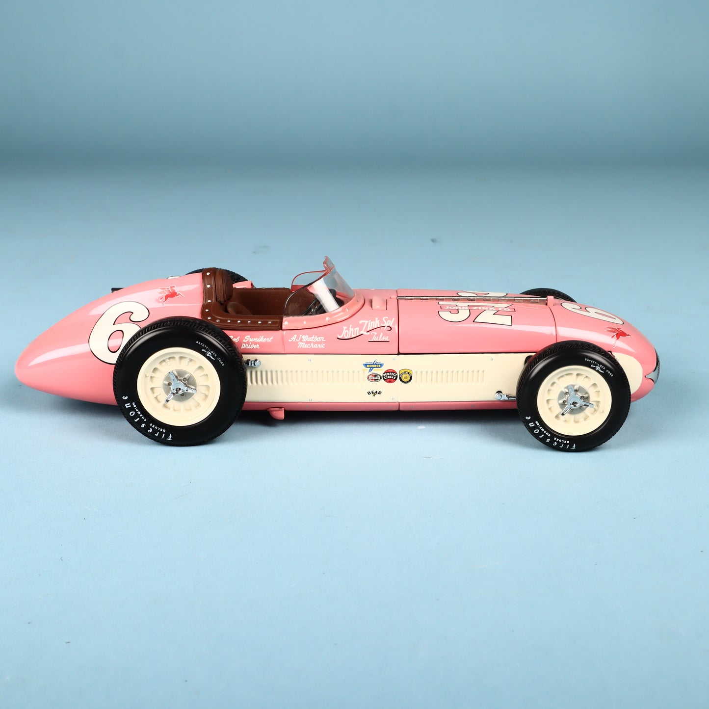 Indy 500 Carousel 1 #4501 1955 #6 Bob Sweikert John Zink Special Kurtis Roadster