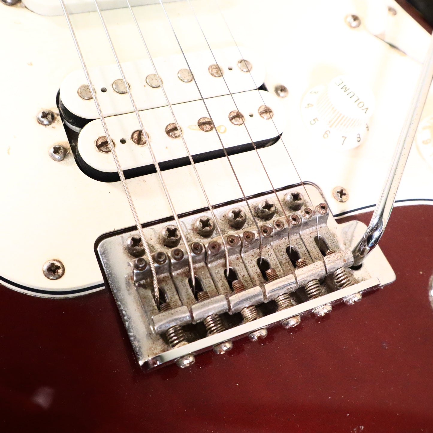 2003 Fender Stratocaster Maple MIM Mexico Fat Red Wine