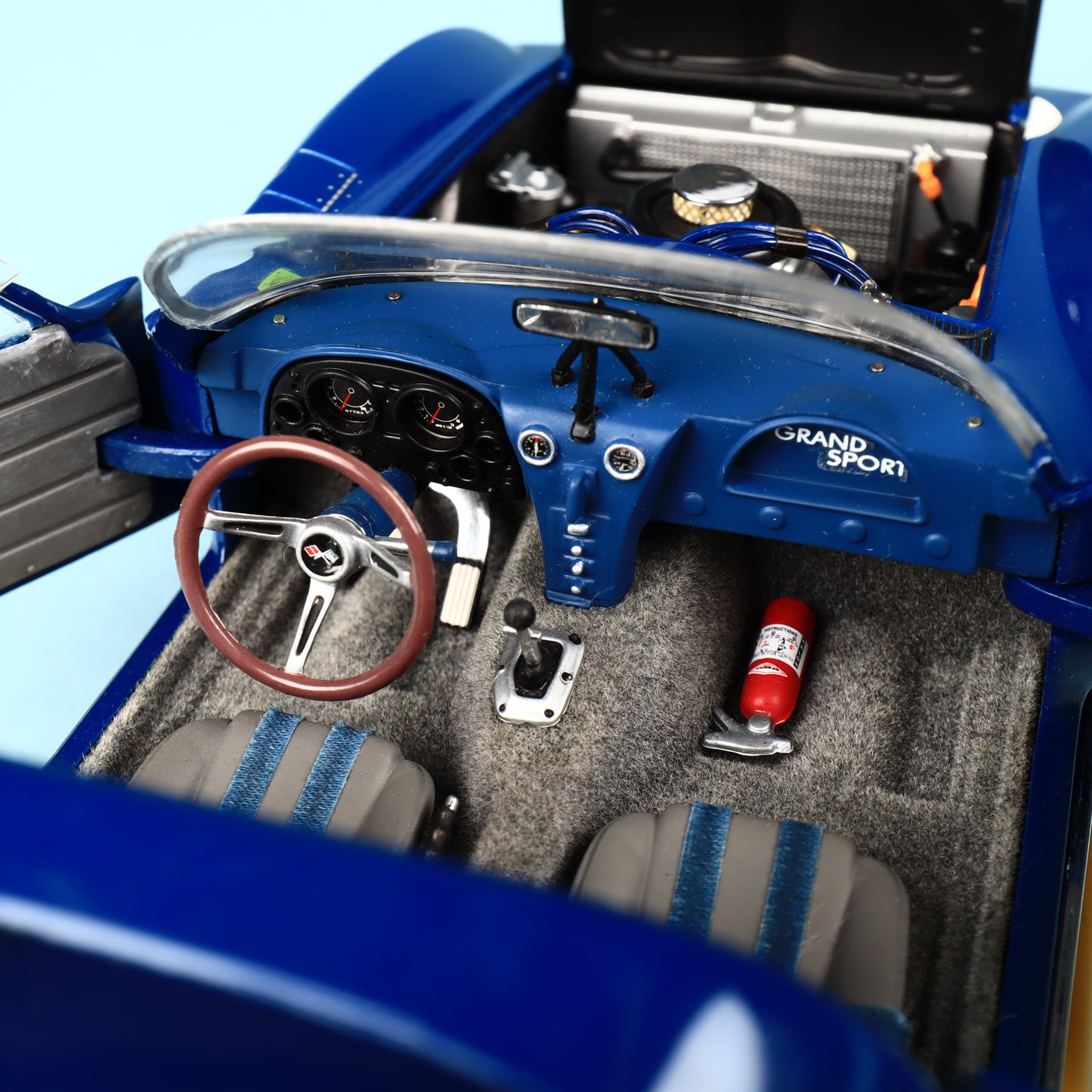 Exoto 1/18 Scale Chevrolet Corvette Grand Sport #10 Blue Sunoco