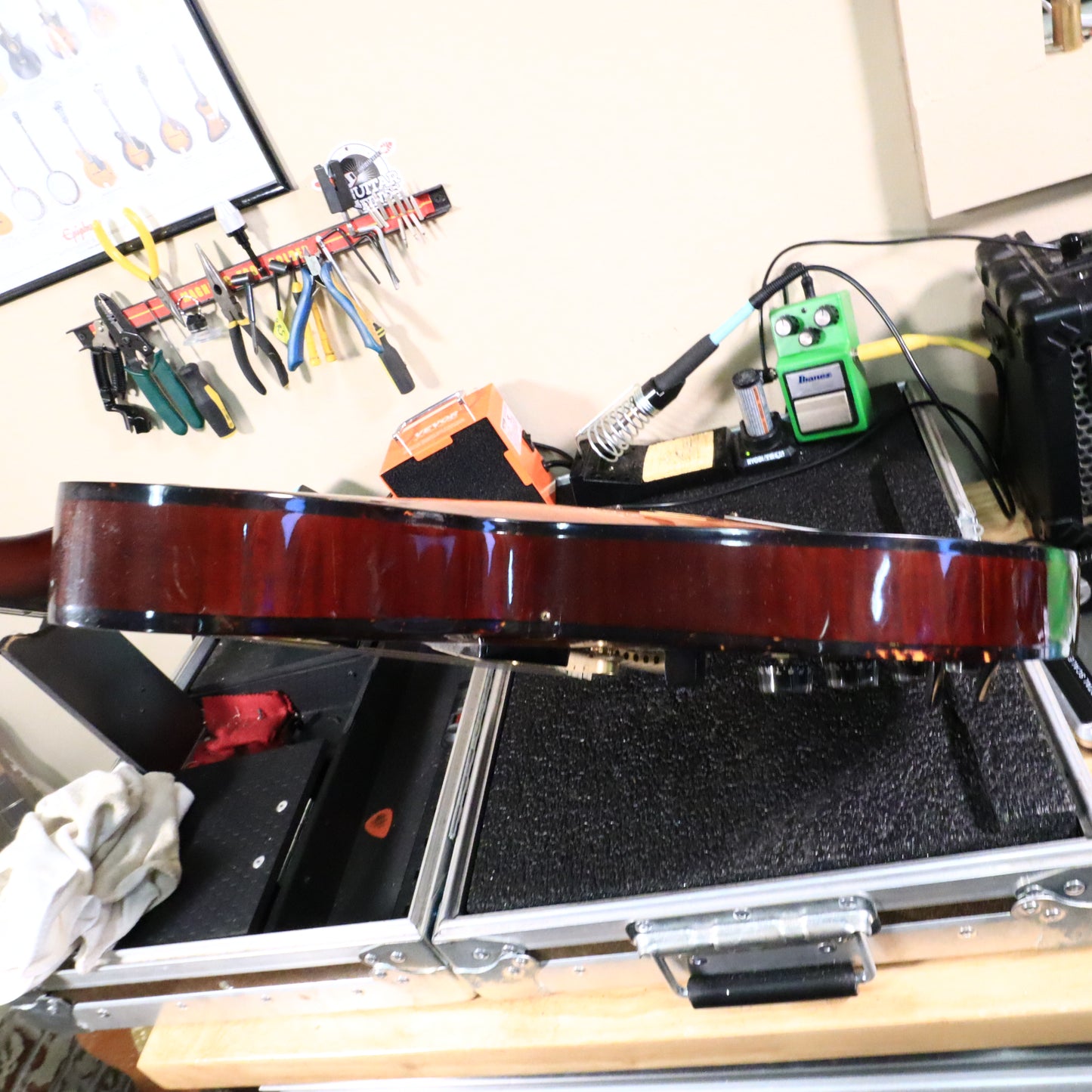 Vintage 1970s Electra MPC X810 Onboard Sunburst Japan Guitar