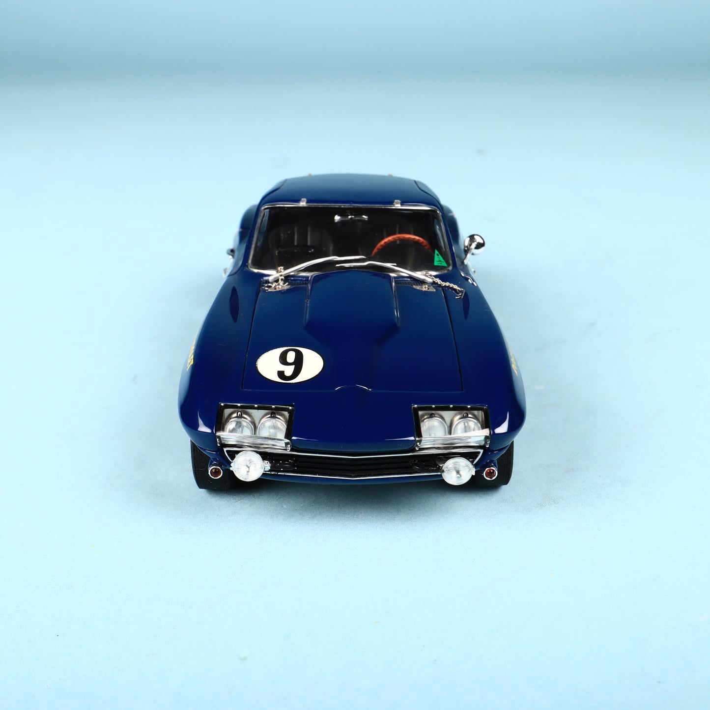 Corvette Diecast Car Exoto 1:18 1966 Stingray #9 Race Penske Sunoco