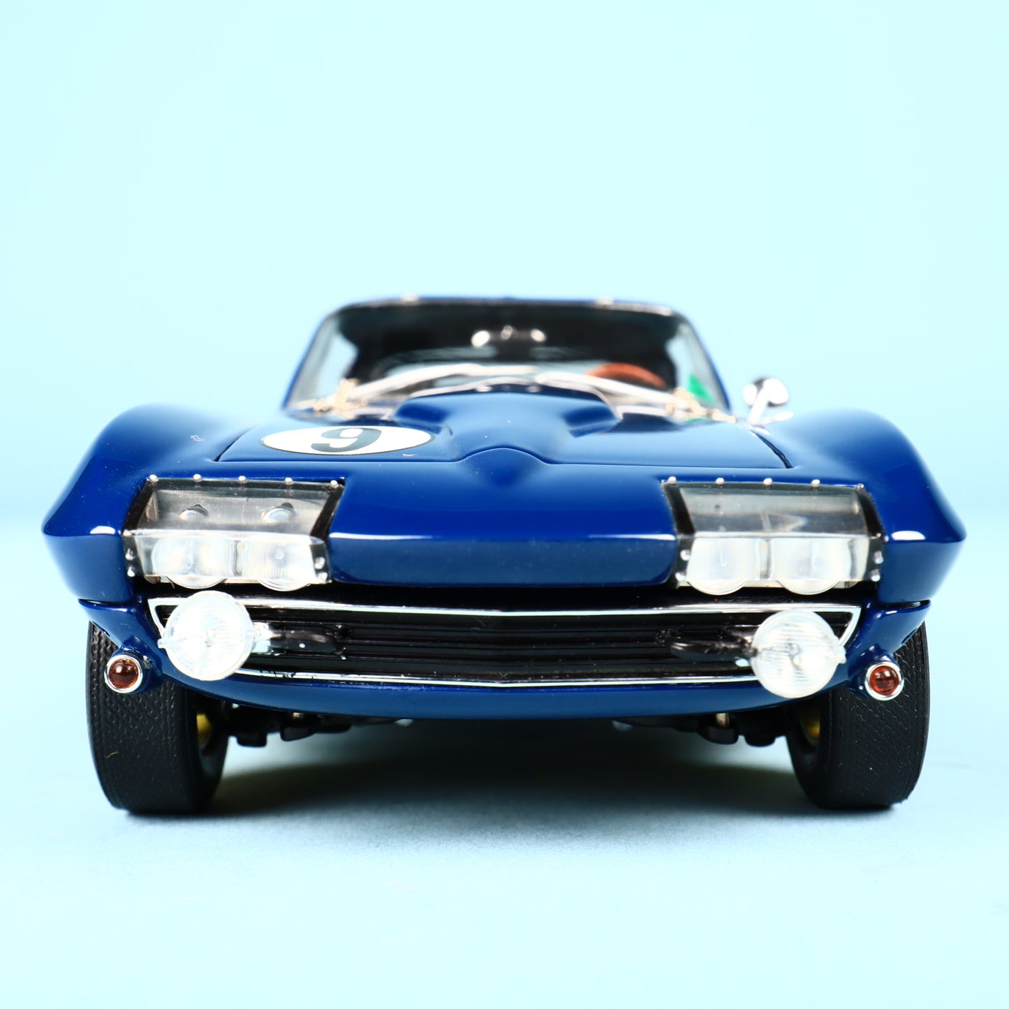 Corvette Diecast Car Exoto 1:18 1966 Stingray #9 Race Penske Sunoco