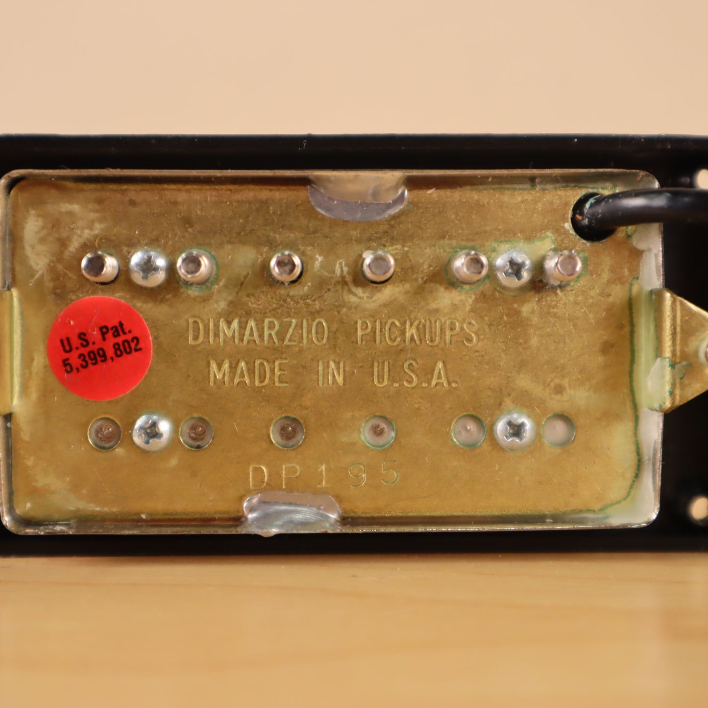 1990s DiMarzio DP-195 Classic PAF Humbucker Pickup 7.69ohms Nickel