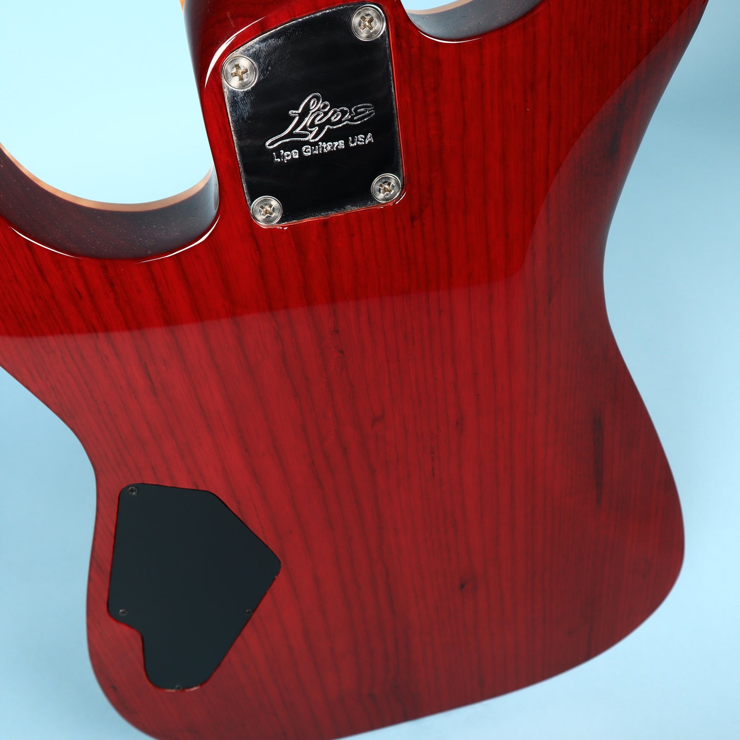 Lipe Virtuoso 7 Fanned Fret Curly Maple Seven String Electric Guitar Fireburst
