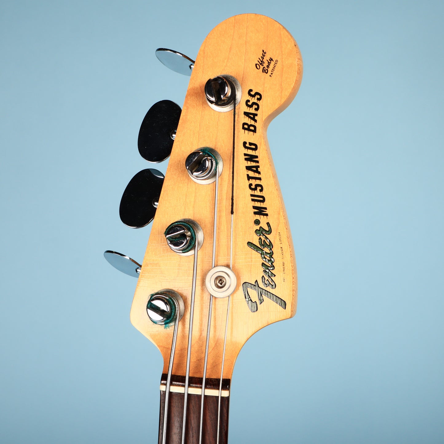 Fender 1968 Mustang Ferrari Dakota Red Short Scale Bass Guitar