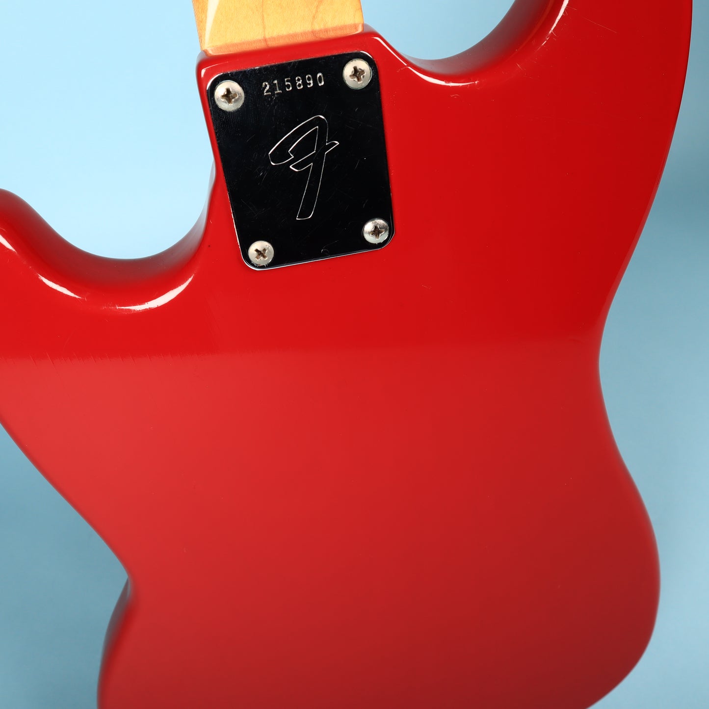 Fender 1968 Mustang Ferrari Dakota Red Short Scale Bass Guitar