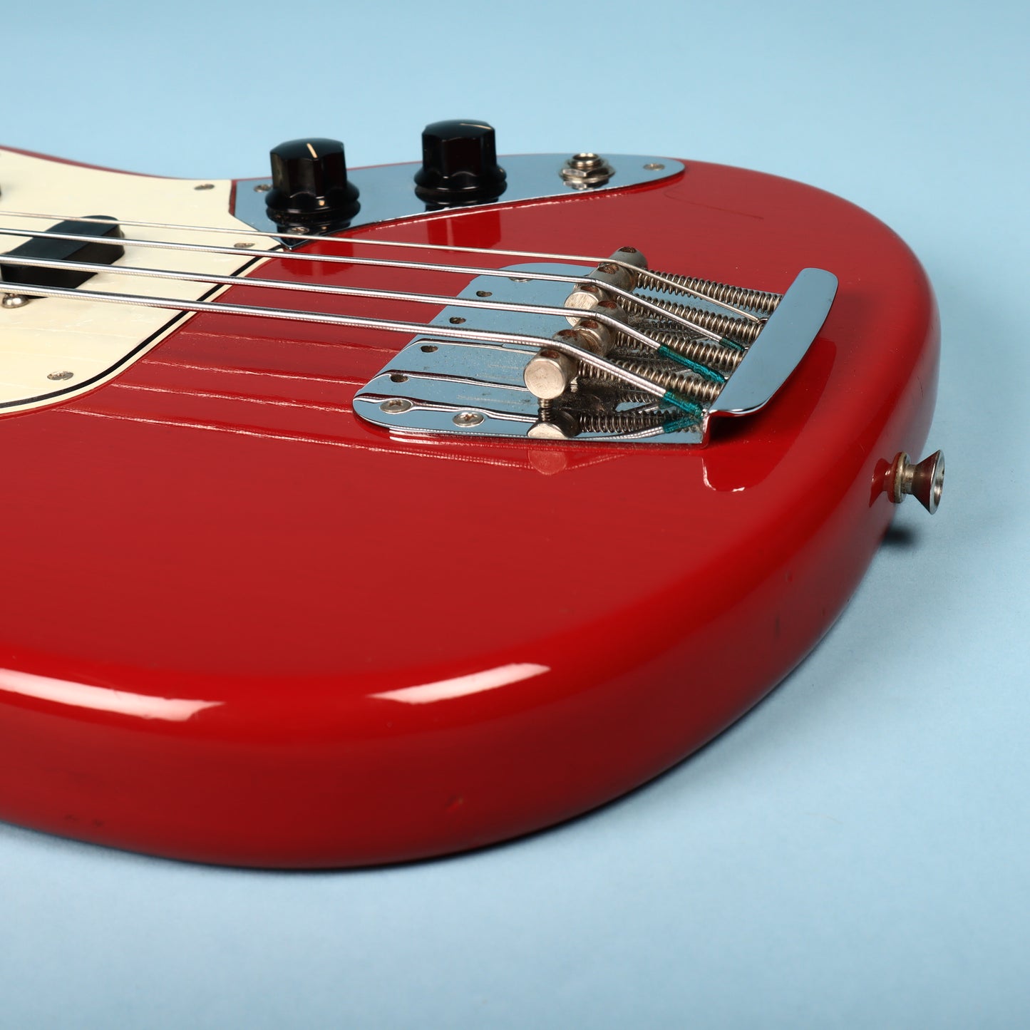 Fender 1968 Mustang Ferrari Dakota Red Short Scale Bass Guitar