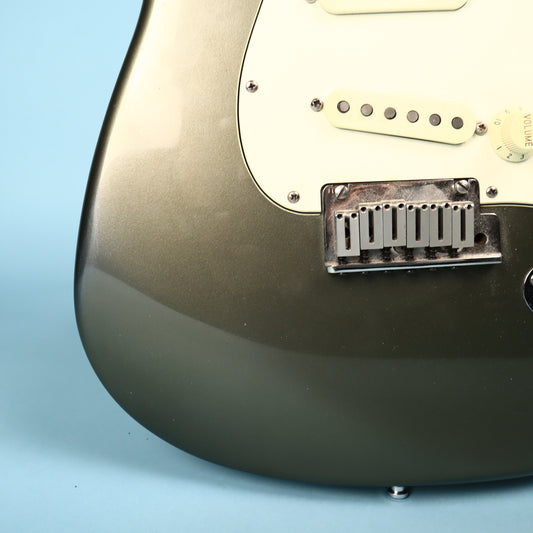 Fender USA Loaded Pickguard Olive Drab Metallic Guitar Body