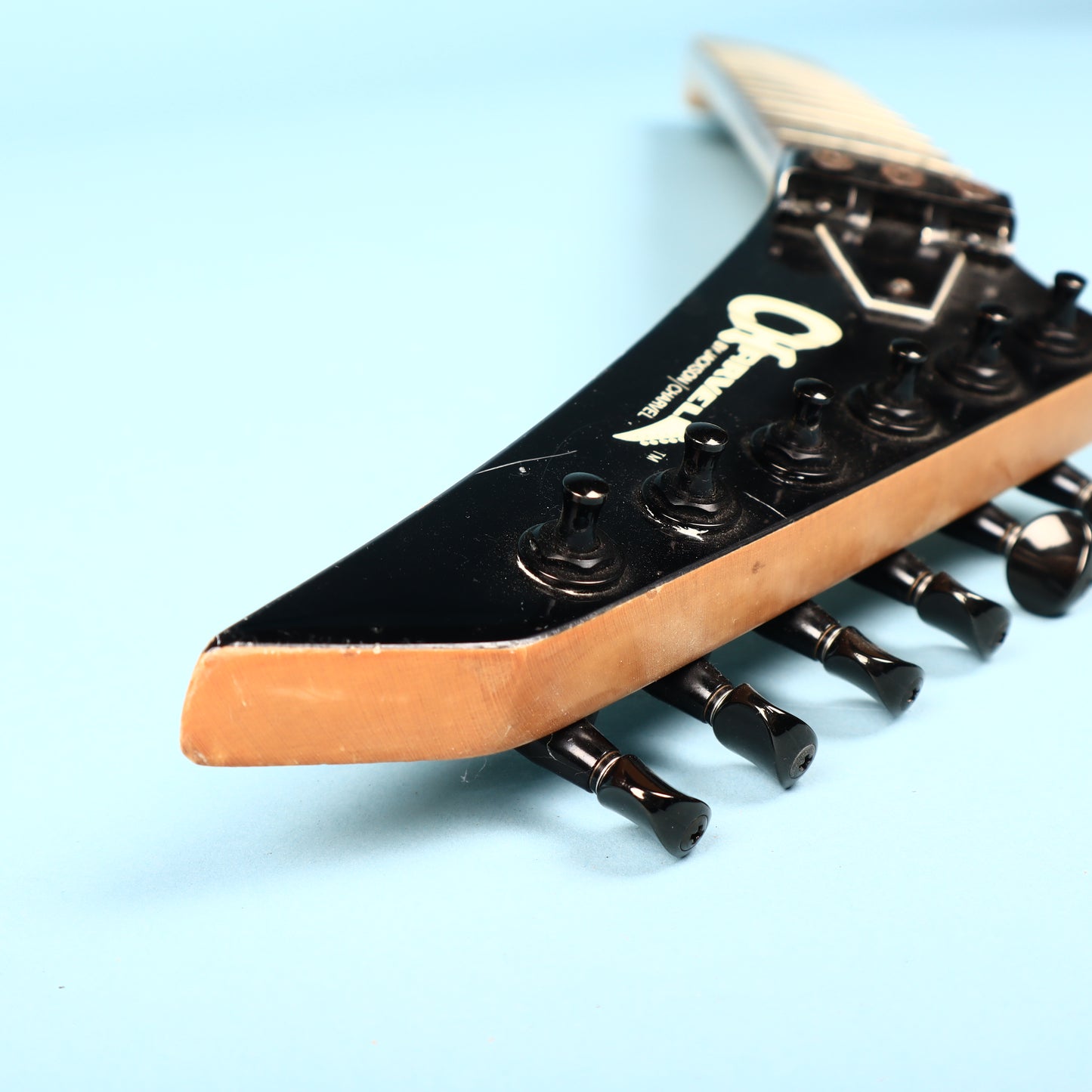 1980's Charvel Loaded Rosewood Guitar Neck MIJ Japan Pointy