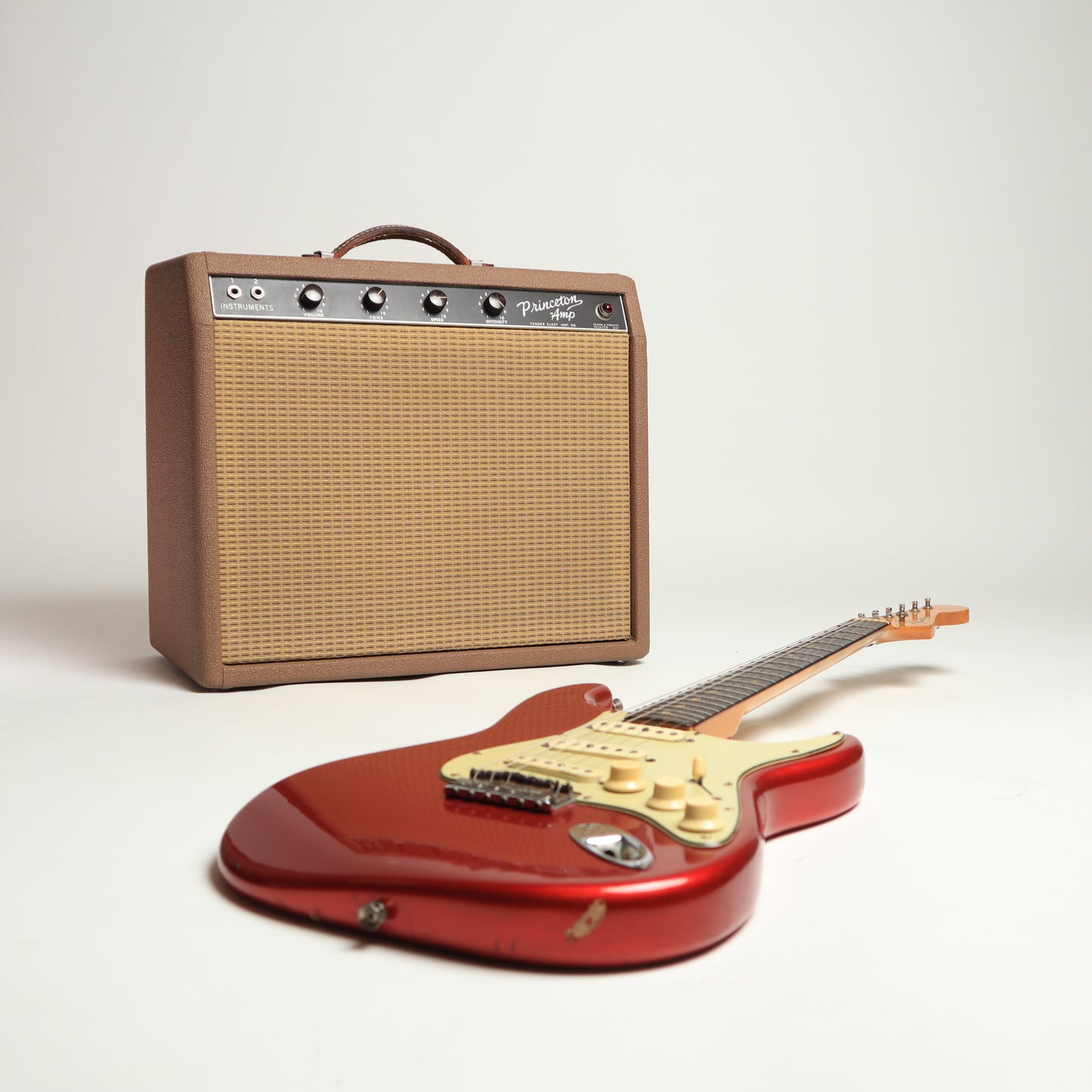 1962 Fender Princeton Brown Panel Vintage Pre-CBS Tube Amp