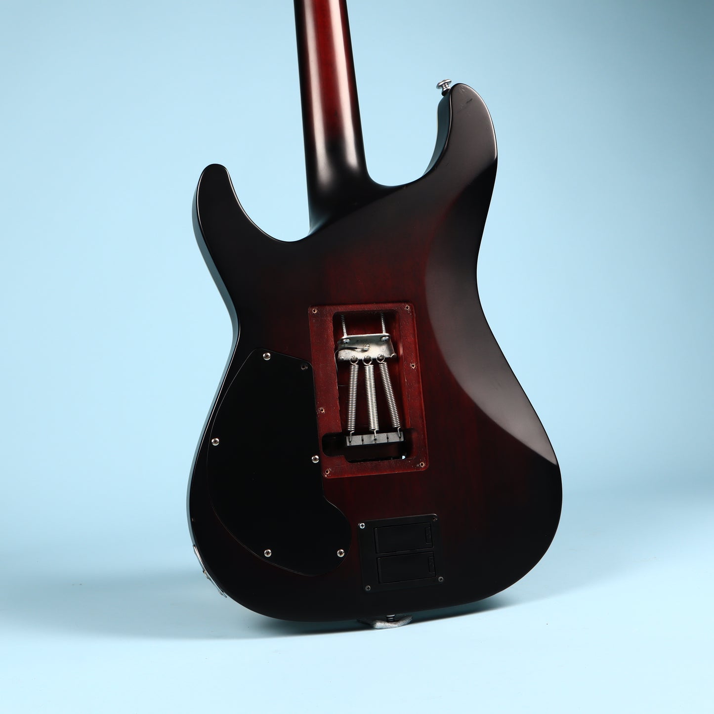 Schecter C-1 Platinum FR S Sustainiac w/ Floyd Rose Crimson Red Burst Satin
