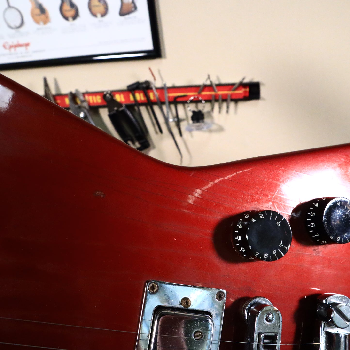 2003 Gibson X-Plorer 6lbs 1oz Studio Metallic Red (Explorer)