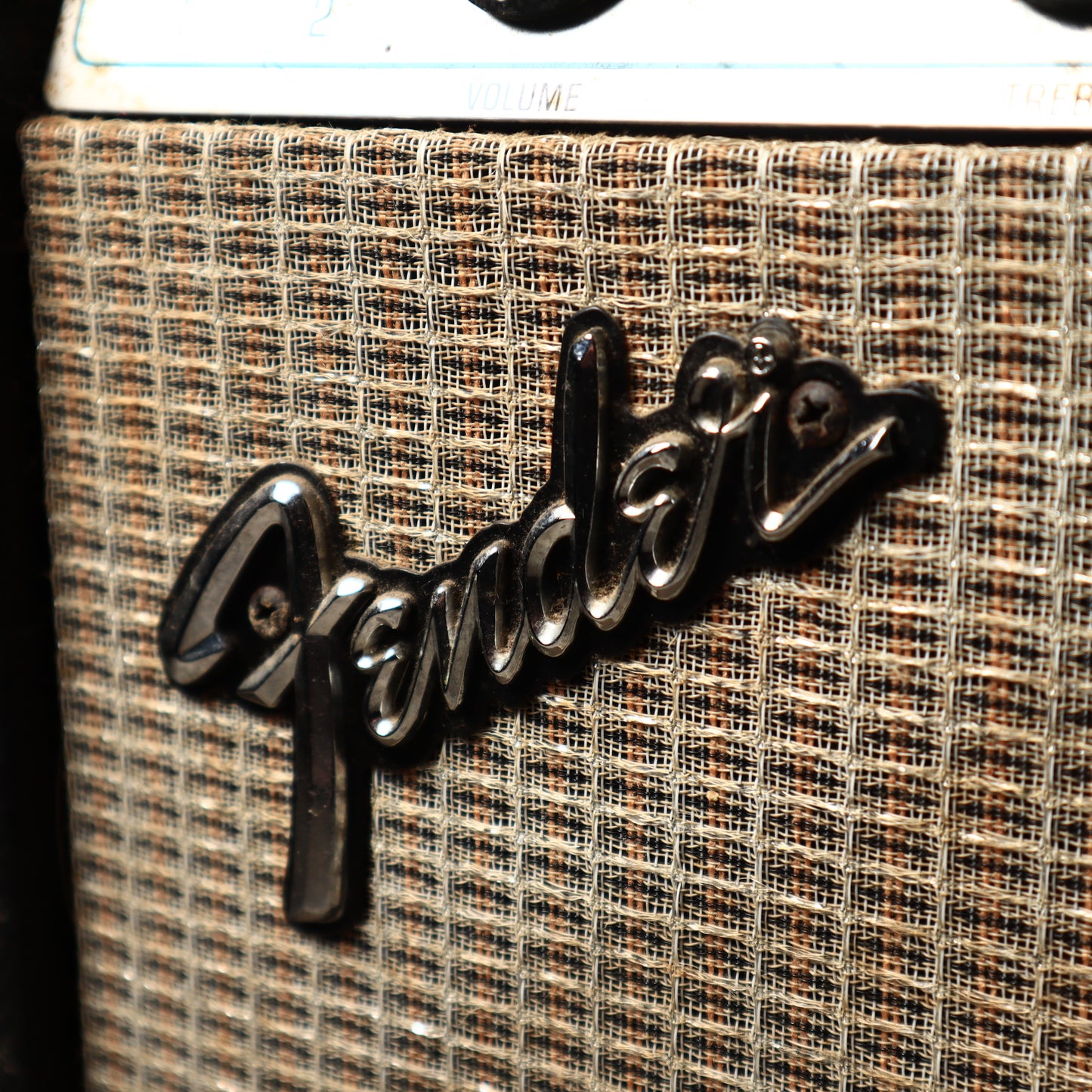 Vintage 70s Fender Champ Silverface Tube Amp