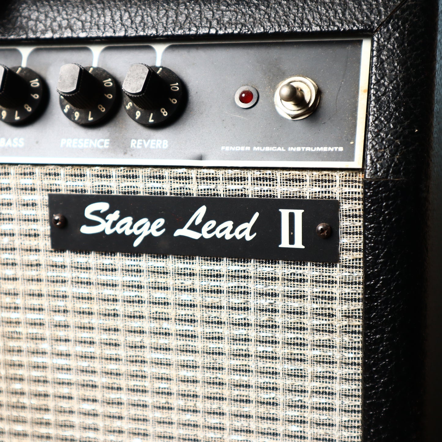 Fender Stage Lead II 2-Channel 100-Watt 1x12" Solid State Guitar Combo Black