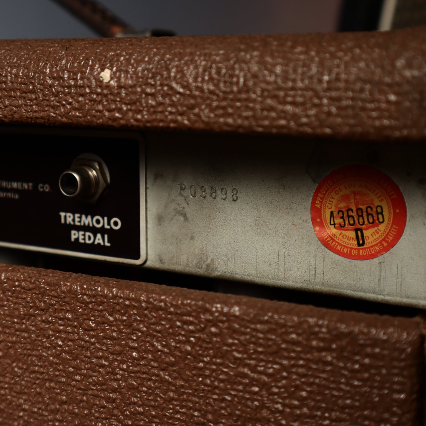 Vintage 1962 Fender Princeton Amp Brown