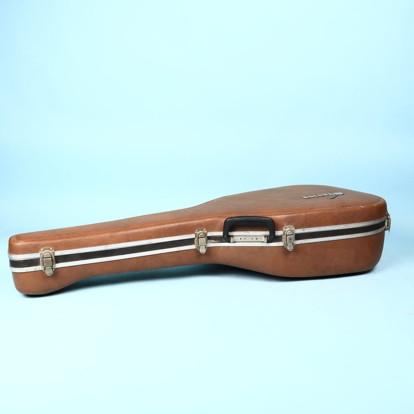 Original Vintage Brown OVATION Hard Shell Case Deep Bowl Molded