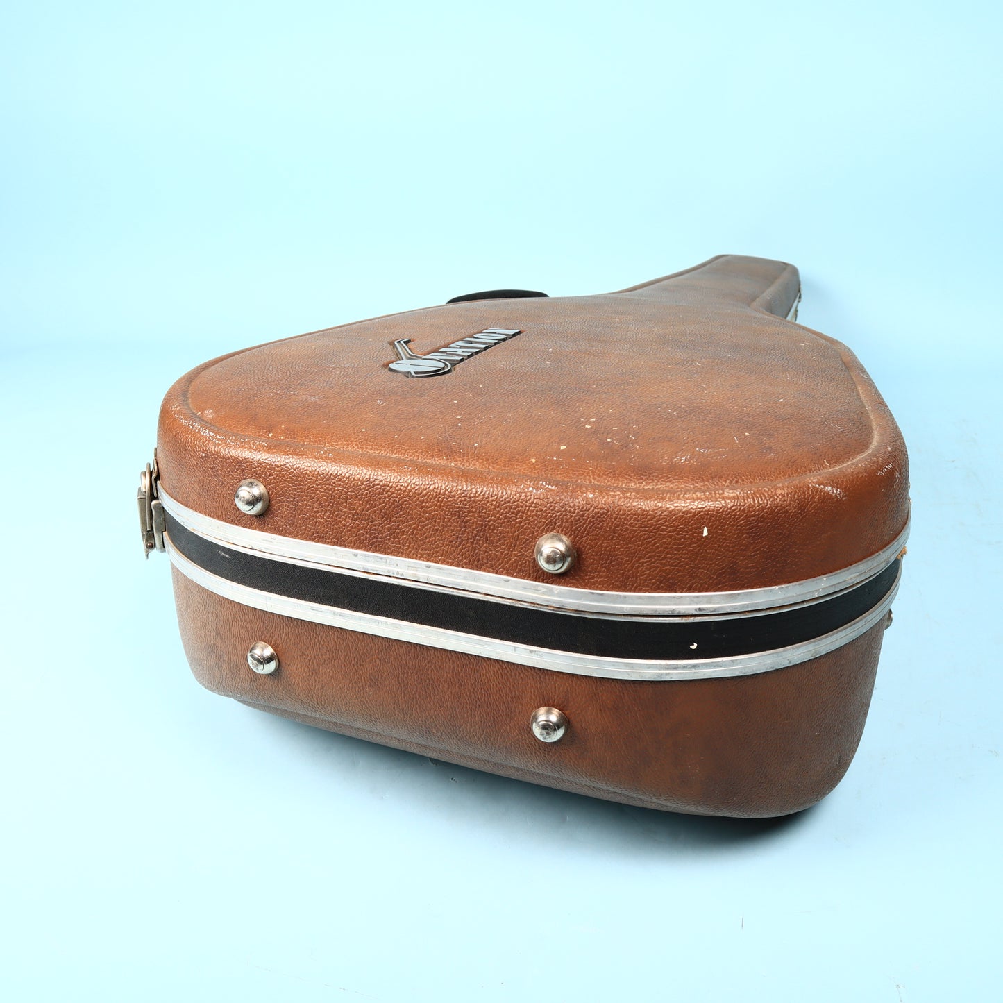 Original Vintage Brown OVATION Hard Shell Case Deep Bowl Molded