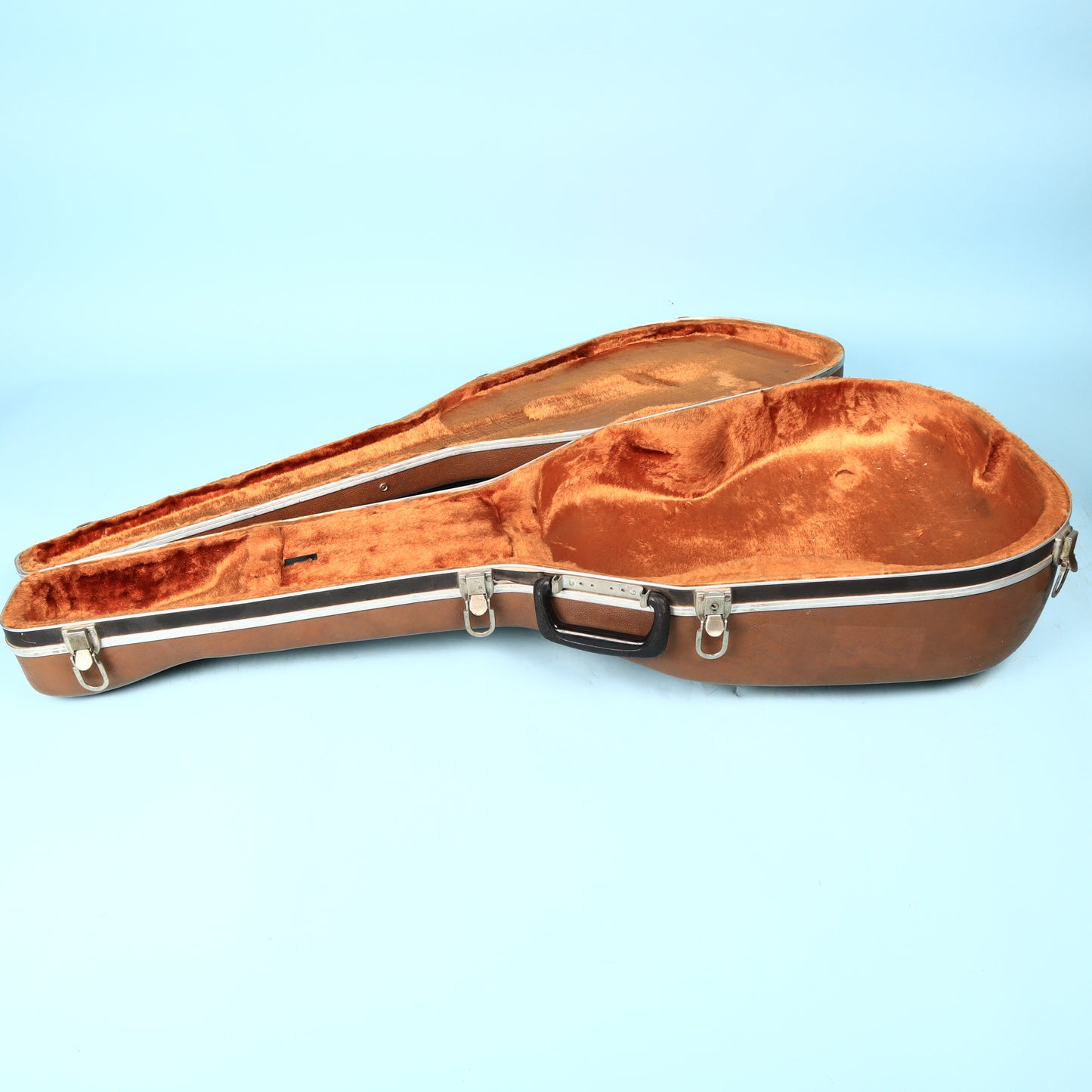 Original Vintage Brown OVATION Hard Shell Case Deep Bowl Molded