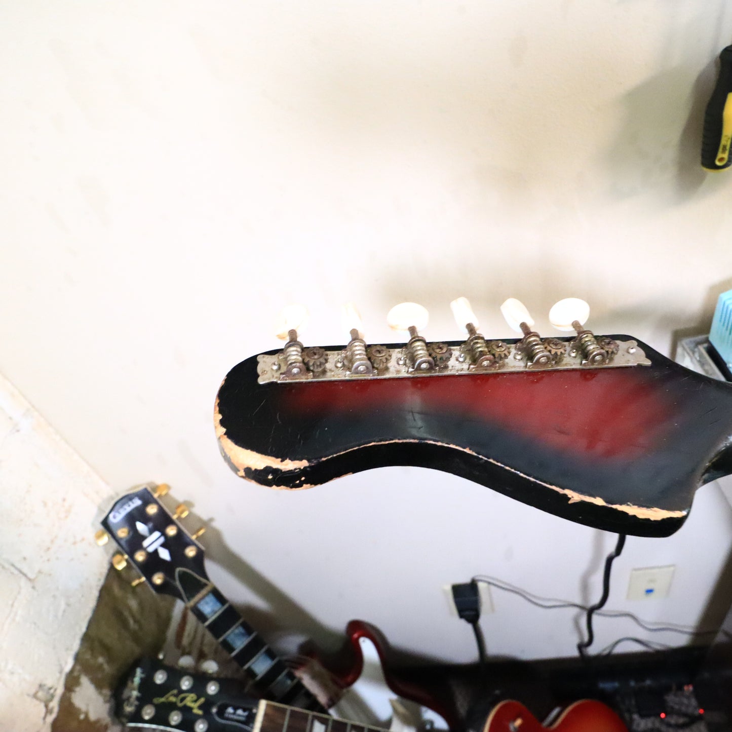 Vintage Decca (Teisco) 3-Pickup Electric Guitar Sunburst