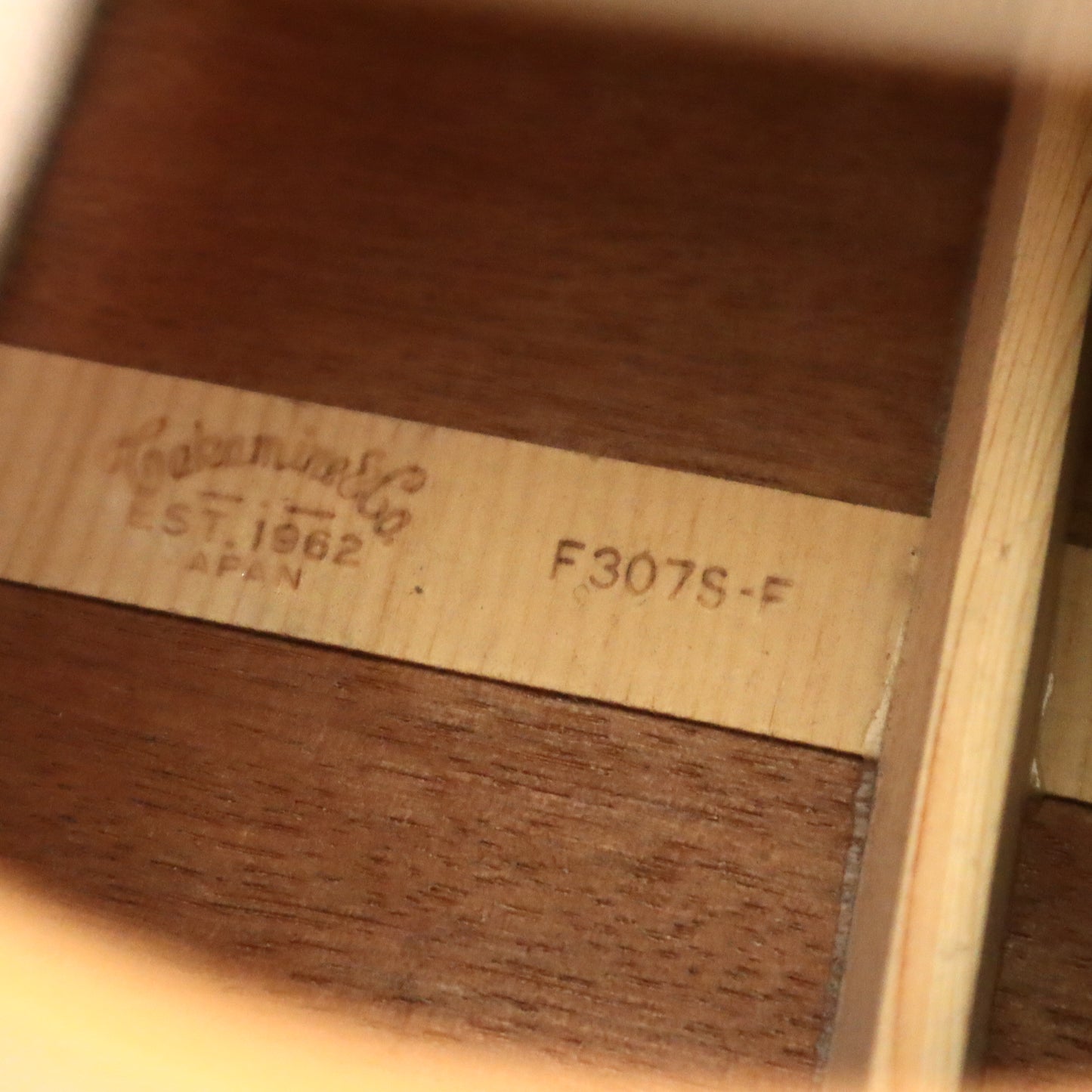1978 Takamine F-307S-F Solid Acoustic Guitar Japan