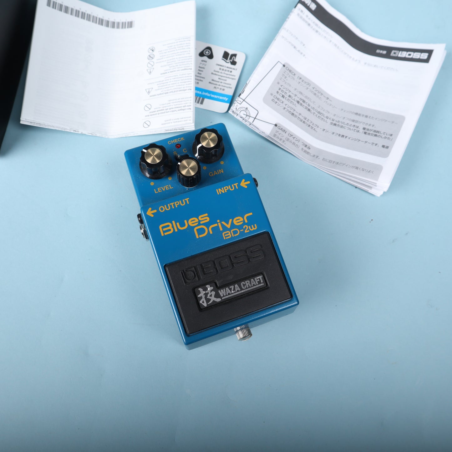BOSS BD-2w Blues Driver Waza Craft Pedal