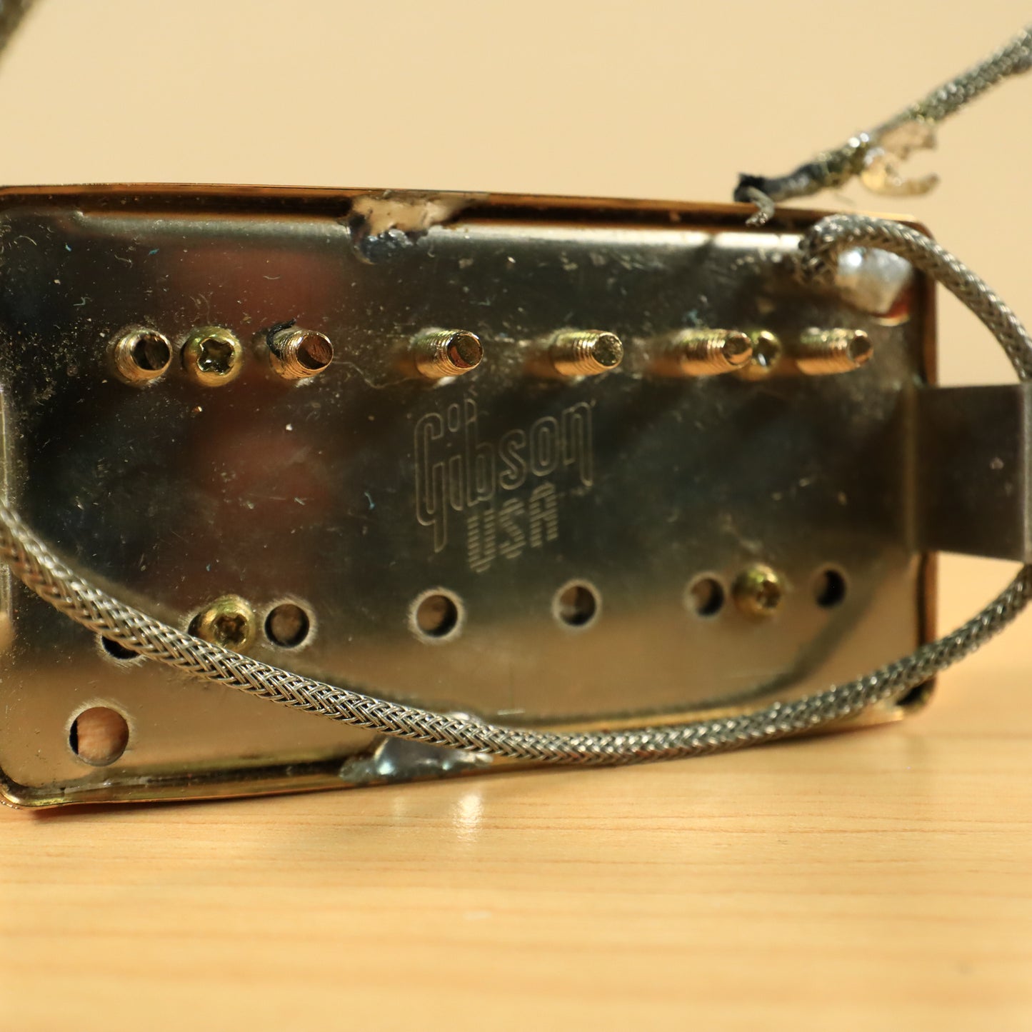 Gibson USA 490R Guitar Humbucker Pickup Neck Gold 8.04ohms Patina