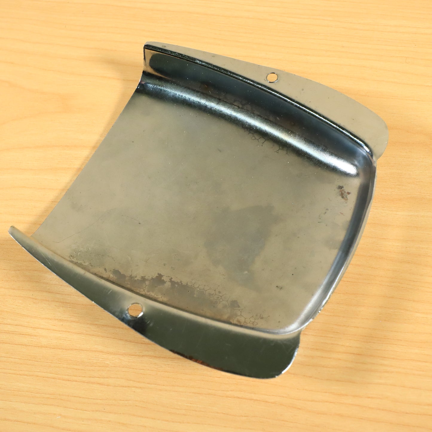 Genuine Fender Ashtray Cover Plate Jazz J-Bass CHROME Patina