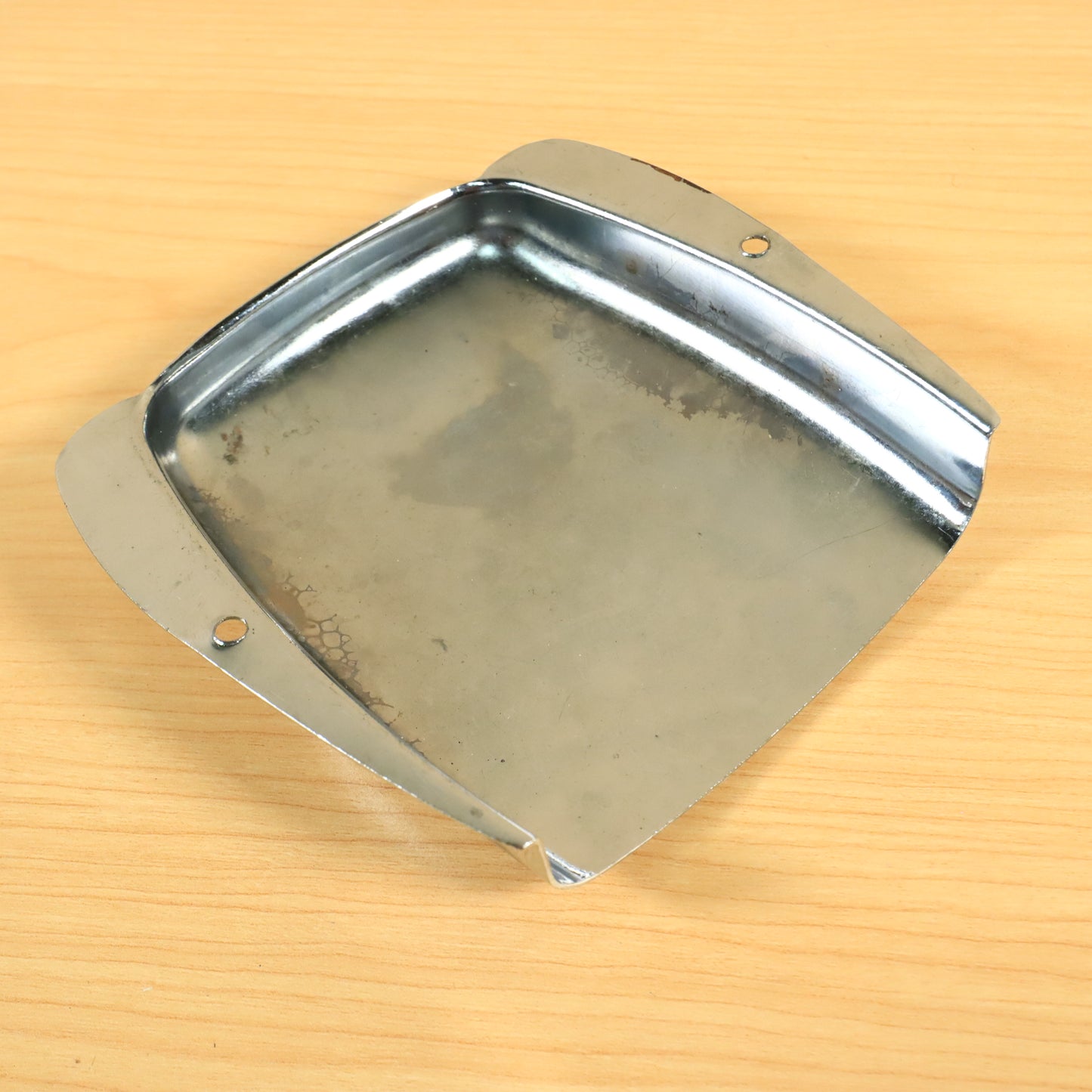 Genuine Fender Ashtray Cover Plate Jazz J-Bass CHROME Patina