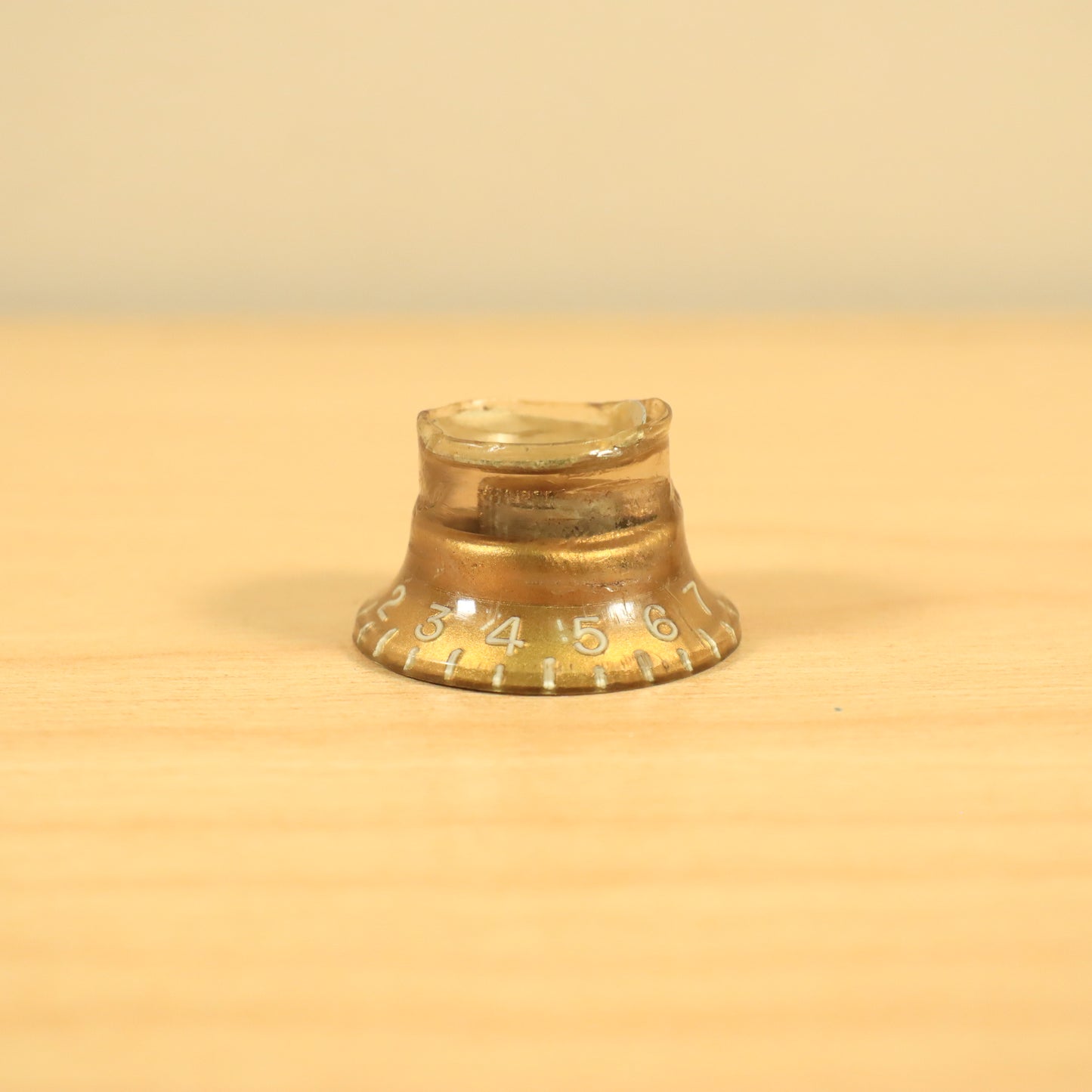 Vintage 1960's Gibson Gold Reflector Knob TONE Les Paul SG ES 1962 1970's