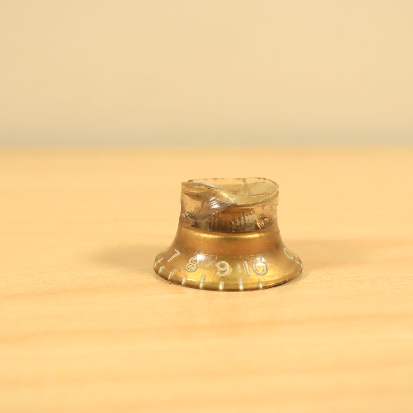 Vintage 1960's Gibson Gold Reflector Knob TONE Les Paul SG ES 1962 1970's