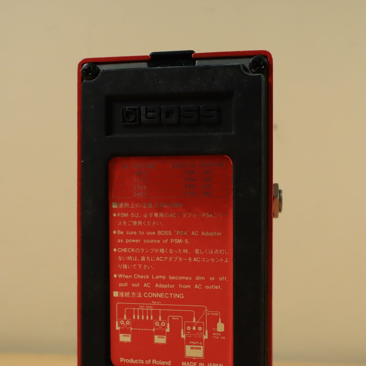 Boss PSM-5 Power Supply & Master Switch Guitar Effect Pedal