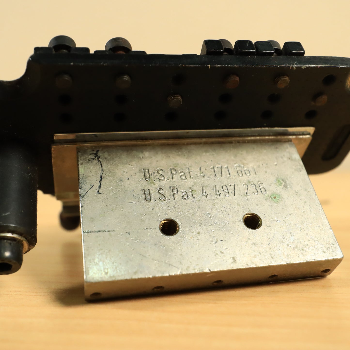 80’s Kramer Guitar Original 1984 Floyd Rose Tremolo Bridge Black