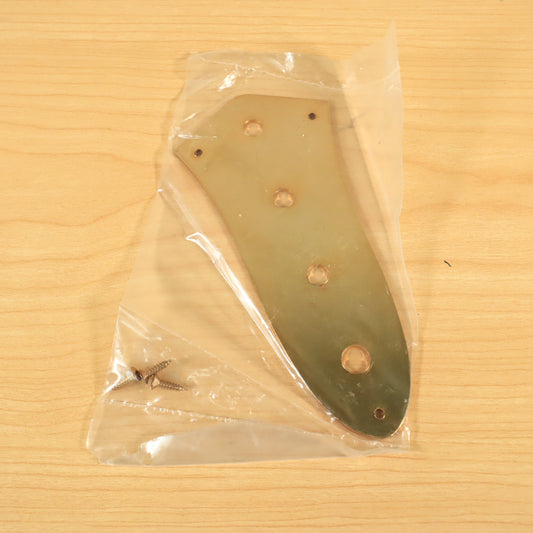 GOLD 4-Hole Jazz/J-Bass Control Plate Cover w/ Mounting Screws