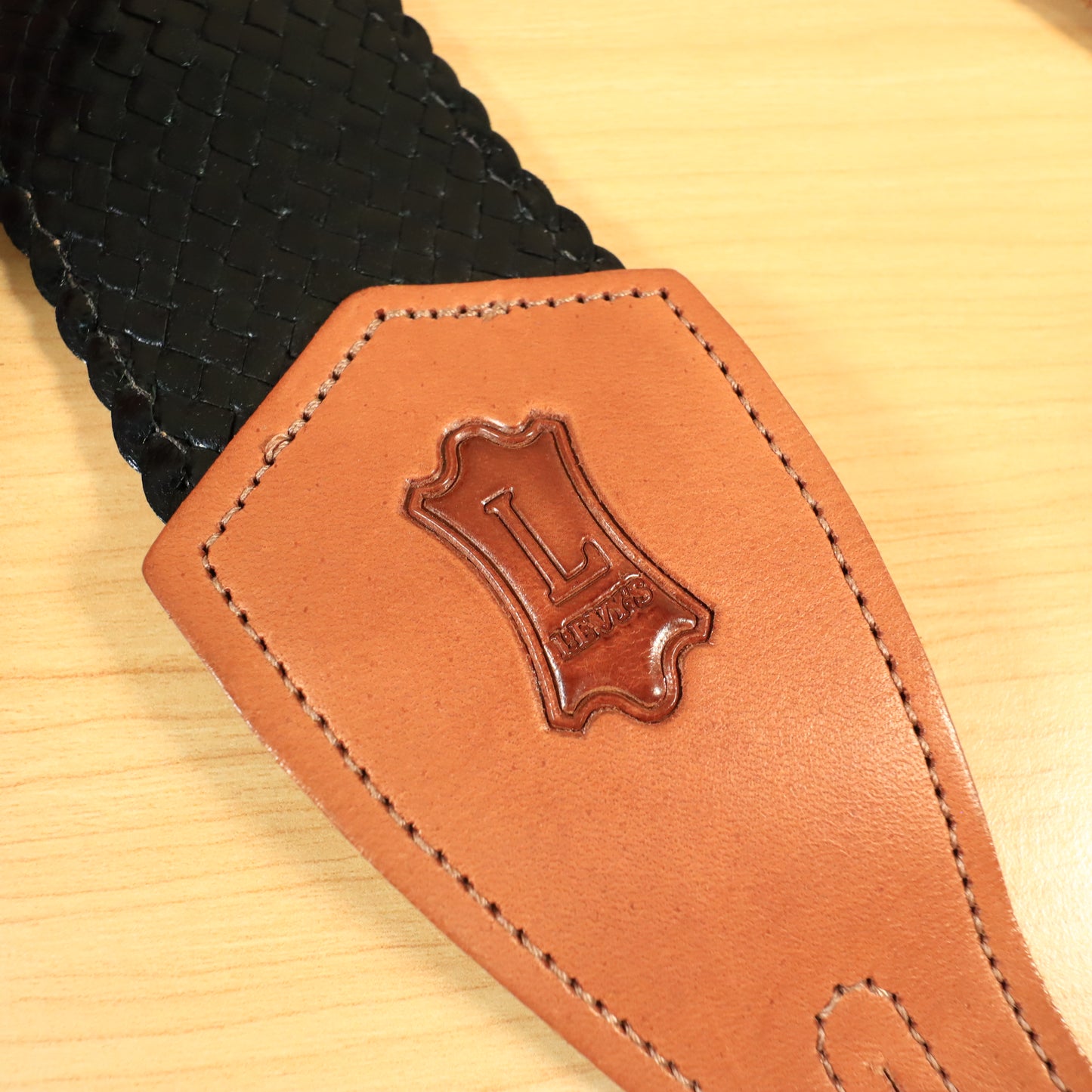 Levy's Dragon Fish Scale Leather Guitar Strap RARE