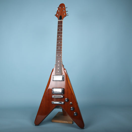 1971 Harmony Marquis V-Style Electric Guitar Natural V666