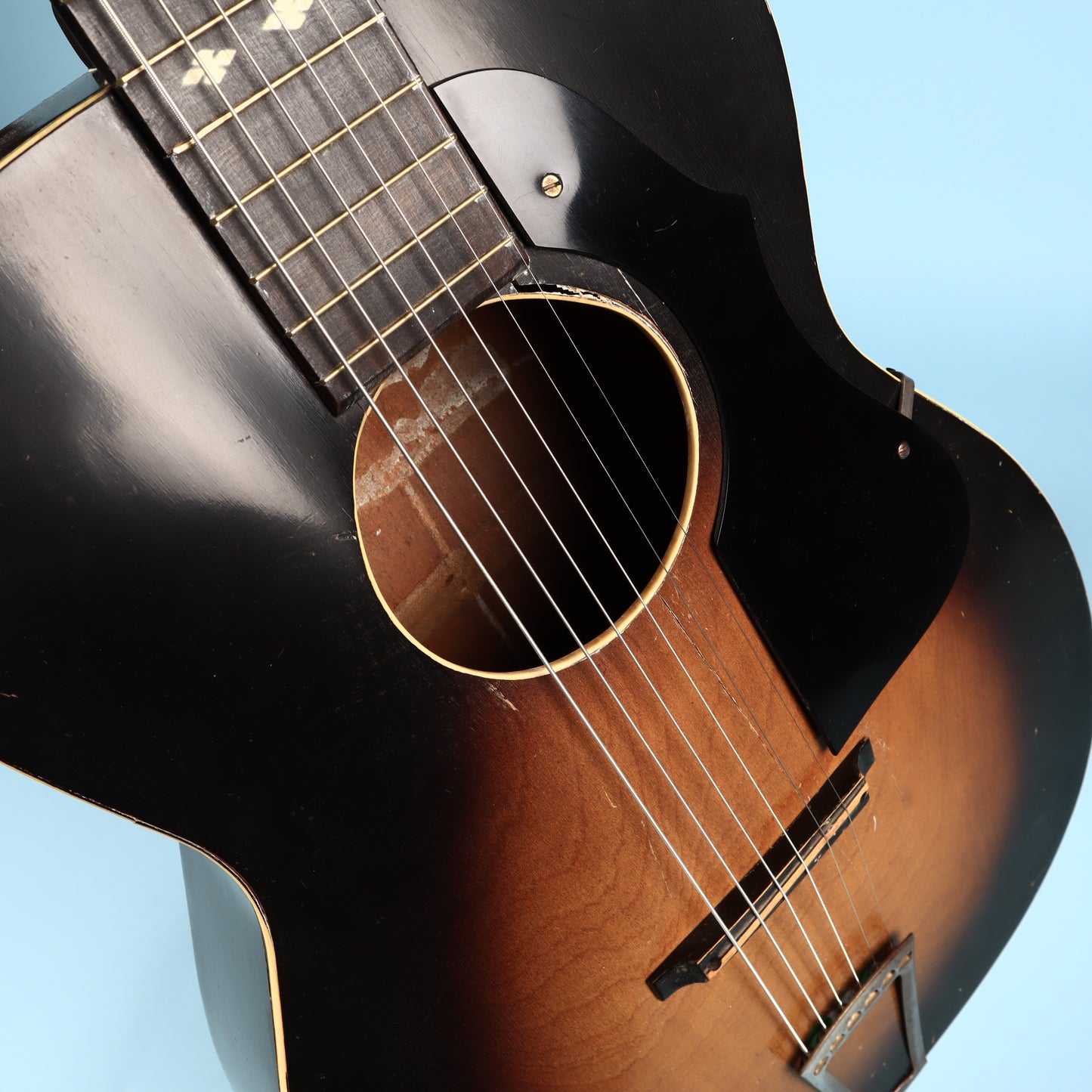Vintage Supertone Ladder Brace Archtop Acoustic Guitar